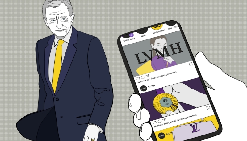 LVMH boss Bernard Arnault could end up wielding considerable influence on Instagram.
