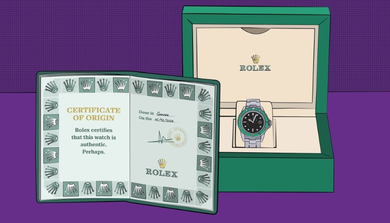 Rolex is very cautious when it comes to certifying the authenticity of its vintage models.